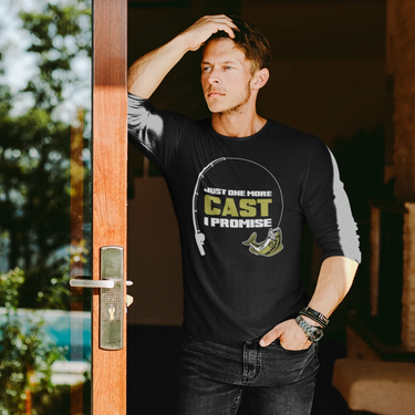 Just One More Cast Men Long Sleeve Shirt